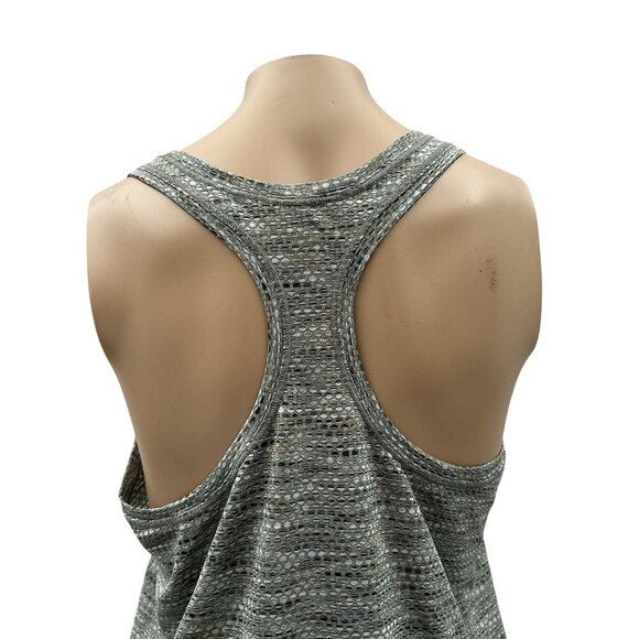 Athleta Ultimate Scoop Mesh‎ Tank Top Workout Gym Spacedye Mesh Olive Women S - Picture 9 of 10